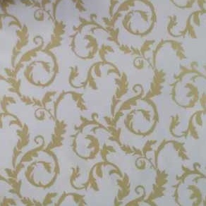 Wallpaper Sticker 5248 Kuning Batik Melingkar  / Wallpaper New 2021 / Ukuran 9mx45cm