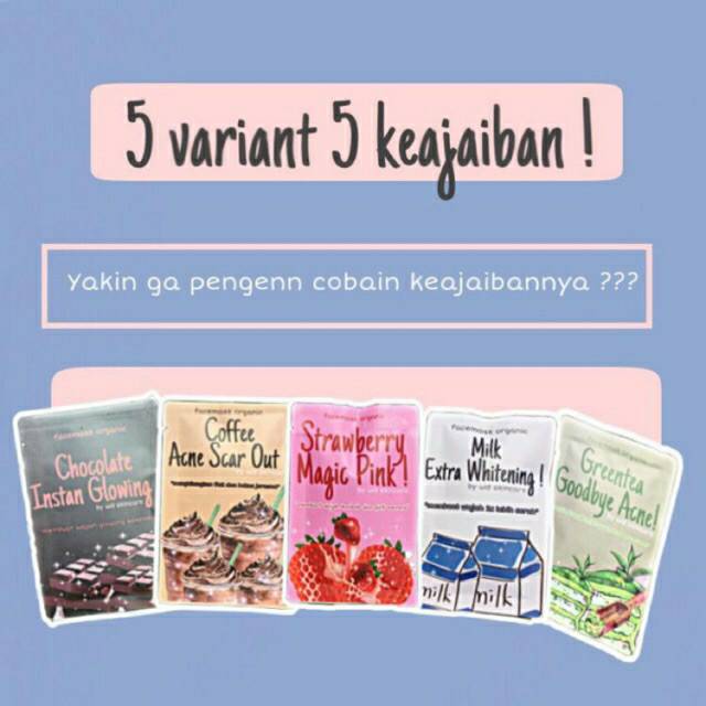 MASKER BUBUK WAJAH BY WD SKINCARE MASKER WAJAH BUBUK