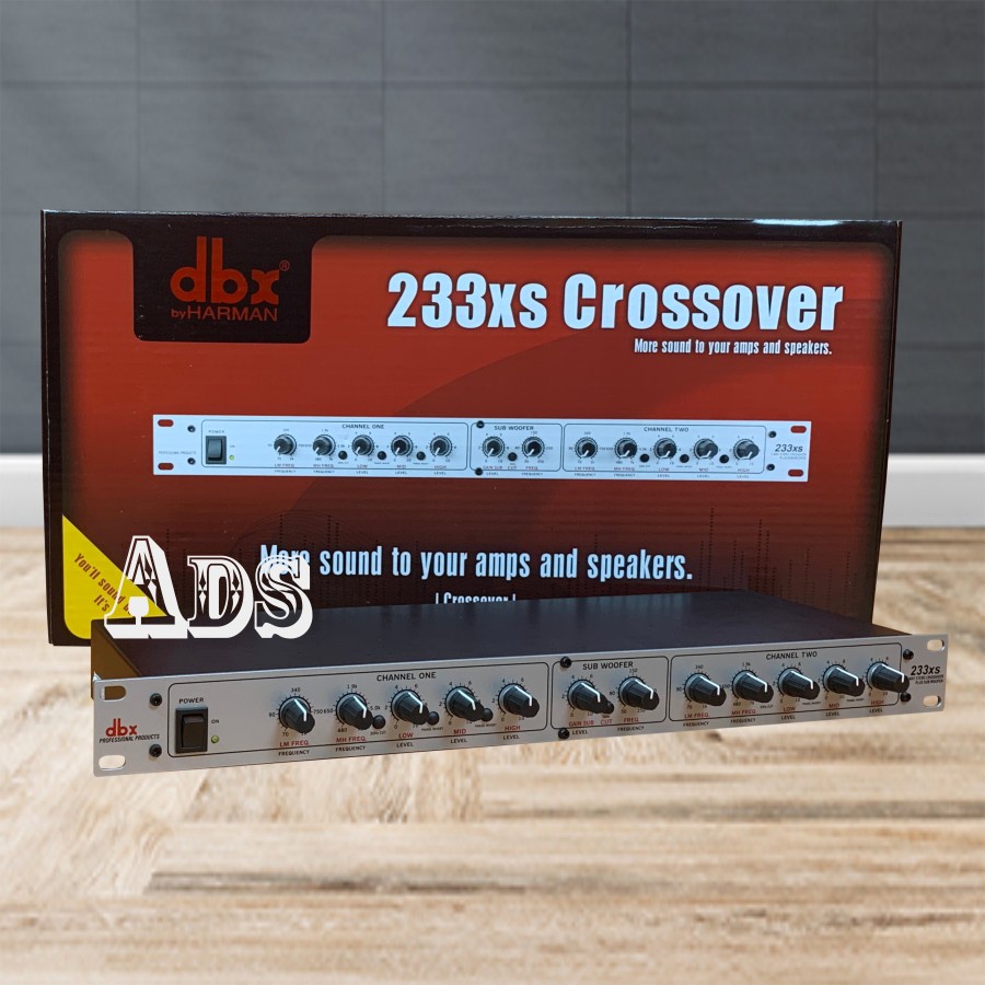 Crossover dbx 233xs 3 way Dbx 233 xs + SUB