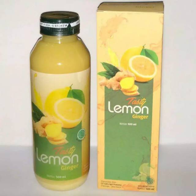 

Tasty Lemon Ginger 500ml / Sari Lemon Plus Jahe Original Asli