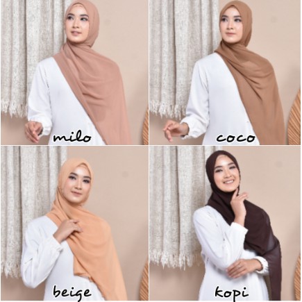 [COD] Pashmina Ceruty Babydoll 75x175 Premium