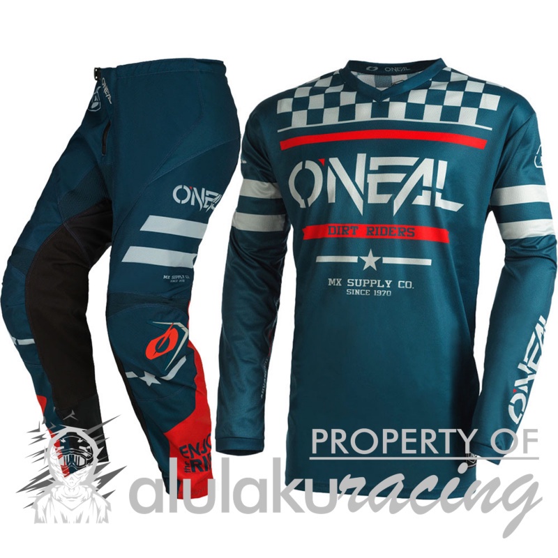 Jersey with Pants Trail Motocross MX with Custom Name &amp; Number - ON014