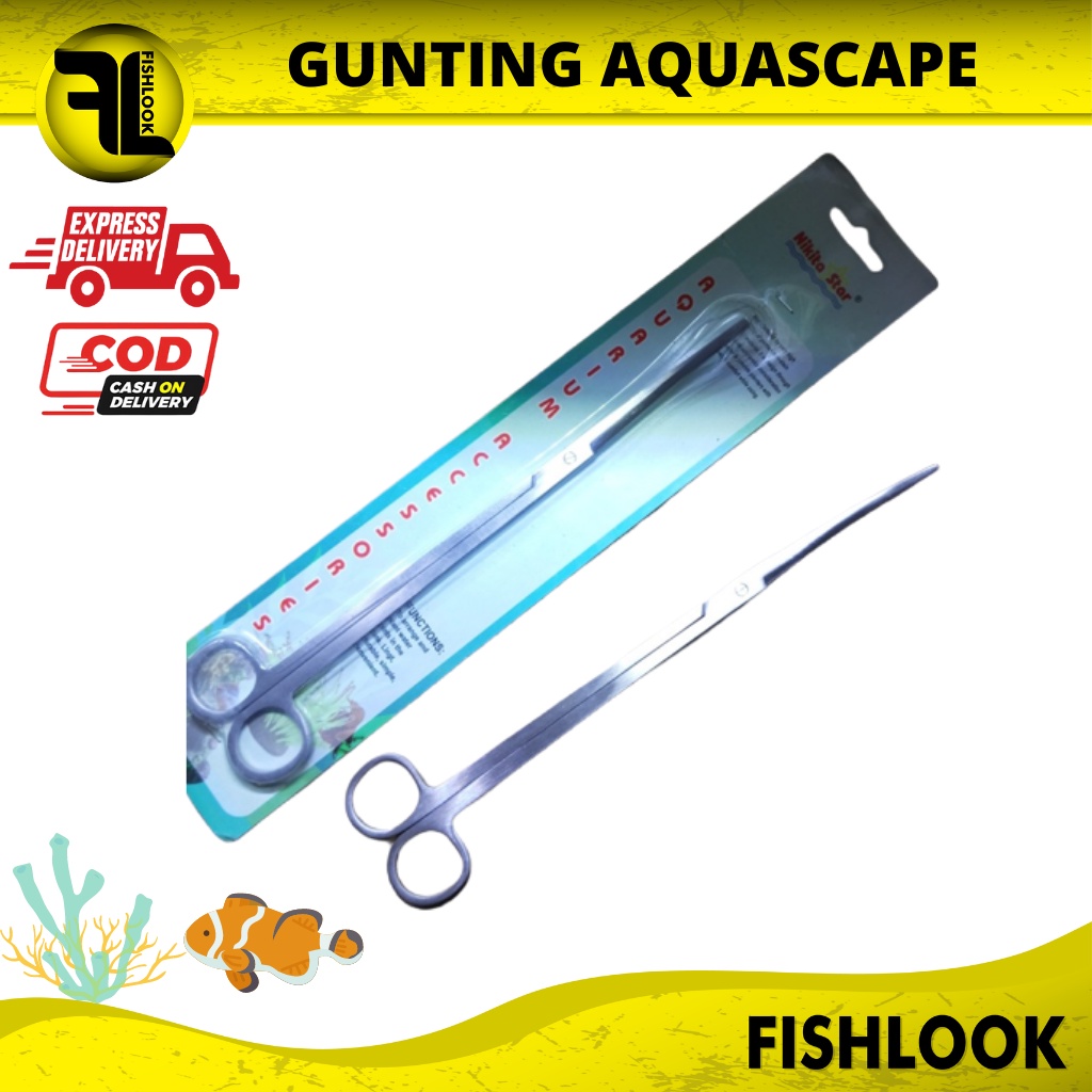 Gunting Nikita Star Tanaman Aquarium Aquacape Stainless