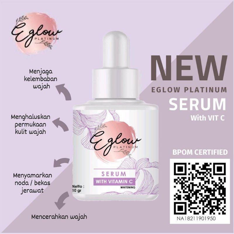 SERUM EGLOW PLATINUM BPOM(ORIGINAL)