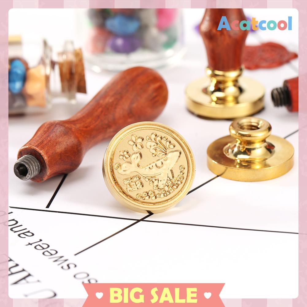 Stempel Segel Lilin Motif Print Hewan Gaya Retro Untuk Amplop Pernikahan