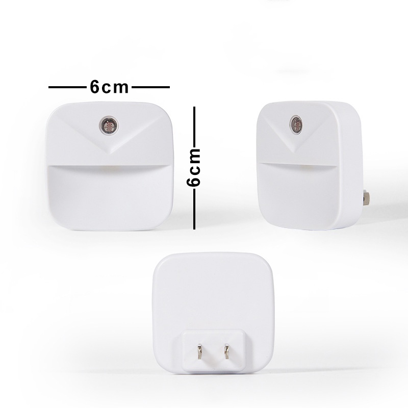 Lampu Malam LED Wireless Sensor Otomatis On / Off Plug EU / US Untuk Koridor / Kamar Tidur Anak