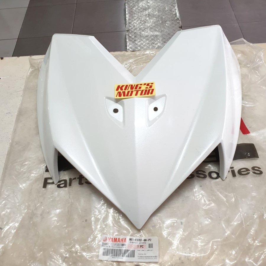 TAMENG DEPAN AEROX 125,PANEL FRONT AEROX 125 PUTIH (BE1-P2) ORI YGP