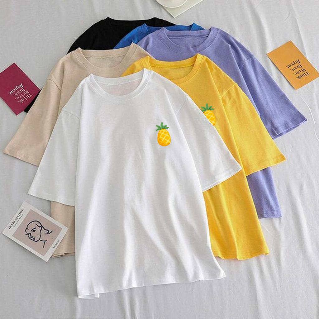 KAOS VARIAN FRUIT / KAOS WANITA / KAOS OVER SIZE / KAOS BAHAN HALUS / KAOS UK M - XL / KAOS SANTAI / KAOS KEREN