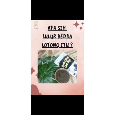 Bedda lotong khas bugis / lulur beda lotong