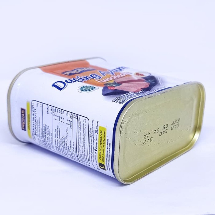 

Gg1Hh Pronas Chicken Luncheon - Kornet Daging Ayam Kemasan Kaleng 340Gr s1Gkk