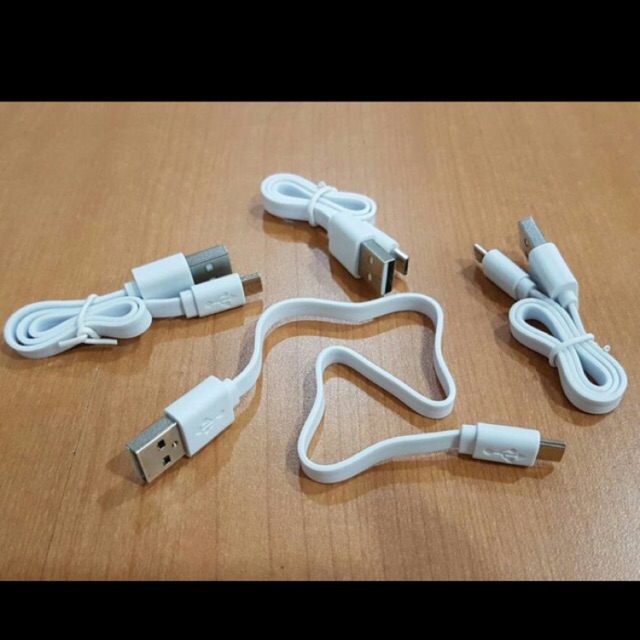 kabel data pendek 30cm &amp; kabel gepeng mirco usb samsung sony asus xiaomi