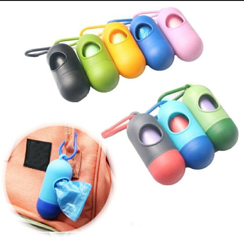 dispenser plastik / plastik poop / plastik travel / plastik sampah
