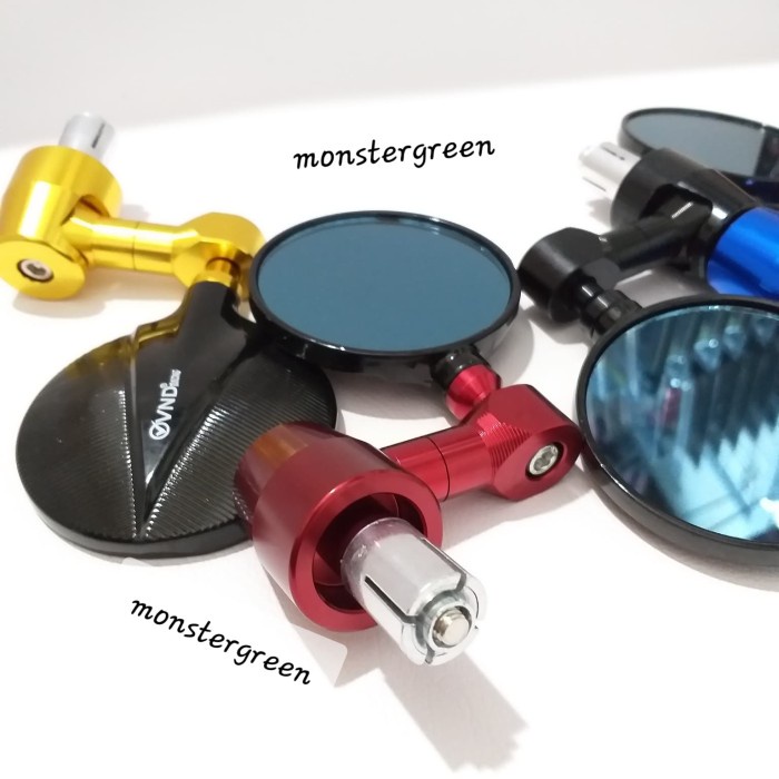 motor-spion- spion jalu cnc bulat & spion jalu stang untuk motor aerox nmax mio - hitam -spion-