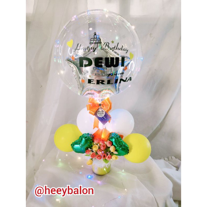 Balon Box/Balon Snack/Balon Ultah/Balon Buket/Balon Custom/Balon Bening/Buket Wisuda/Snack Balon/
