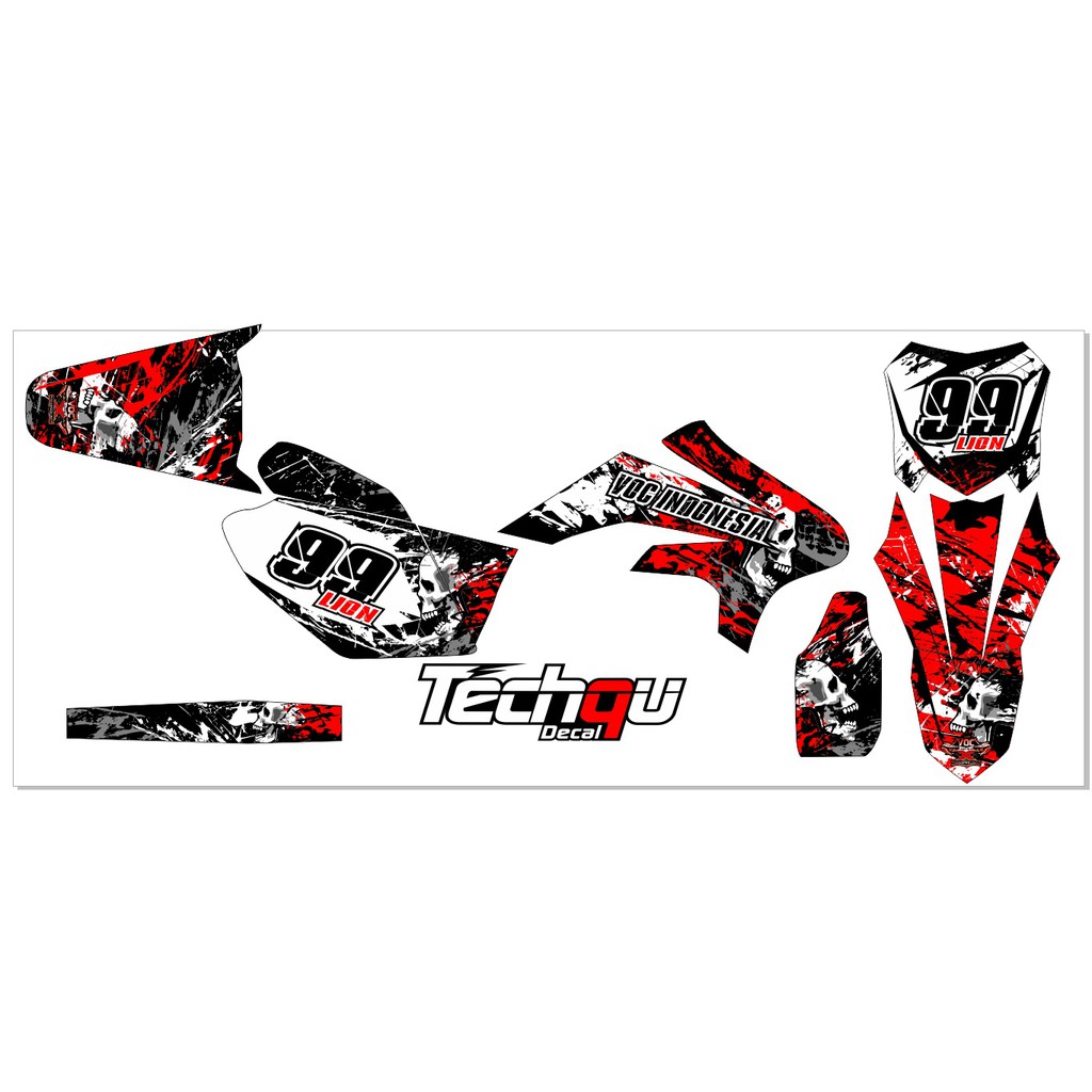 Decal Viar Cross-X 250 / Gazgas GE250