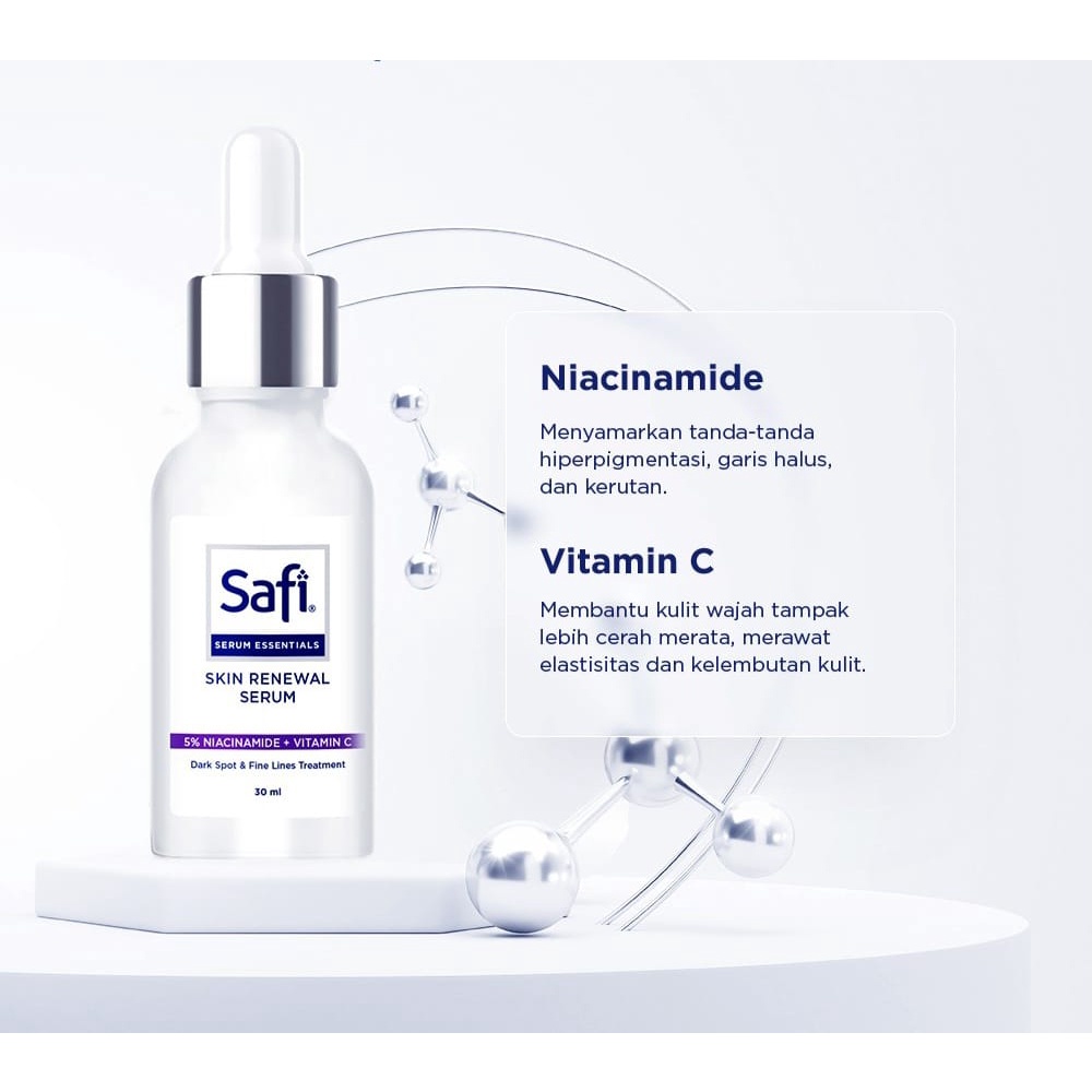 Safi Serum Essentials Skin Renewal Serum Niacinamide Vitamin C 30ml