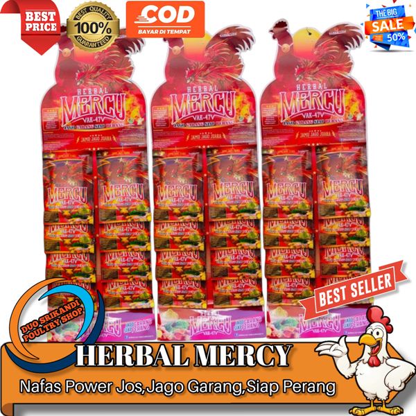 JAMU AYAM HERBAL MERCU AK 47 - meningkatkan Agresif Power Dan Stamina Ayam Laga - isi 1 saset 20 but