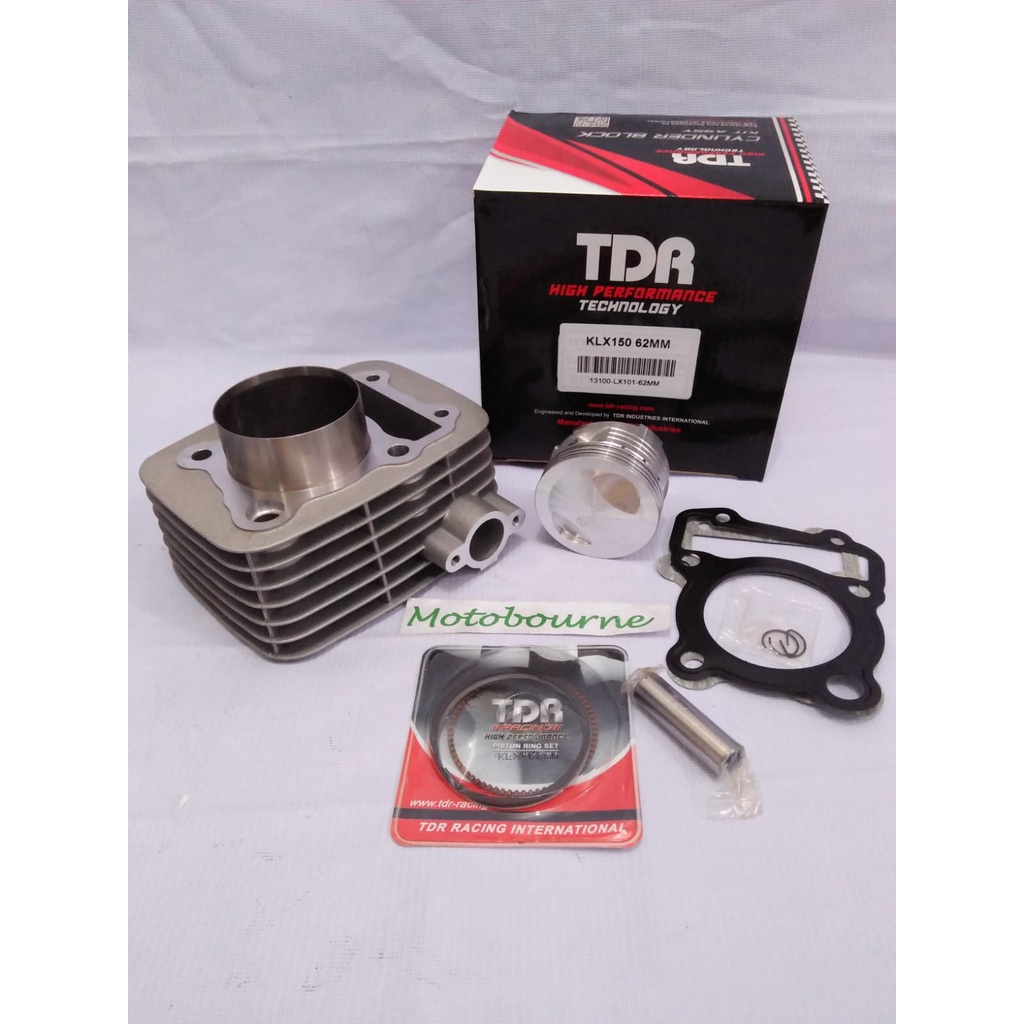 Blok seher TDR KLX cylinder blok Bore up KLX 62 63 mm TDR Racing