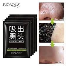 (isi 5 )Masker Komedo Blackhead Masker Hidung Bioaqua masker Peel Off Charcoal