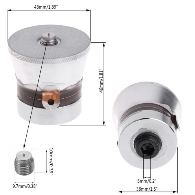 60W 40KHz Ultrasonic Piezoelectric Cleaning Transducer Cleaner High