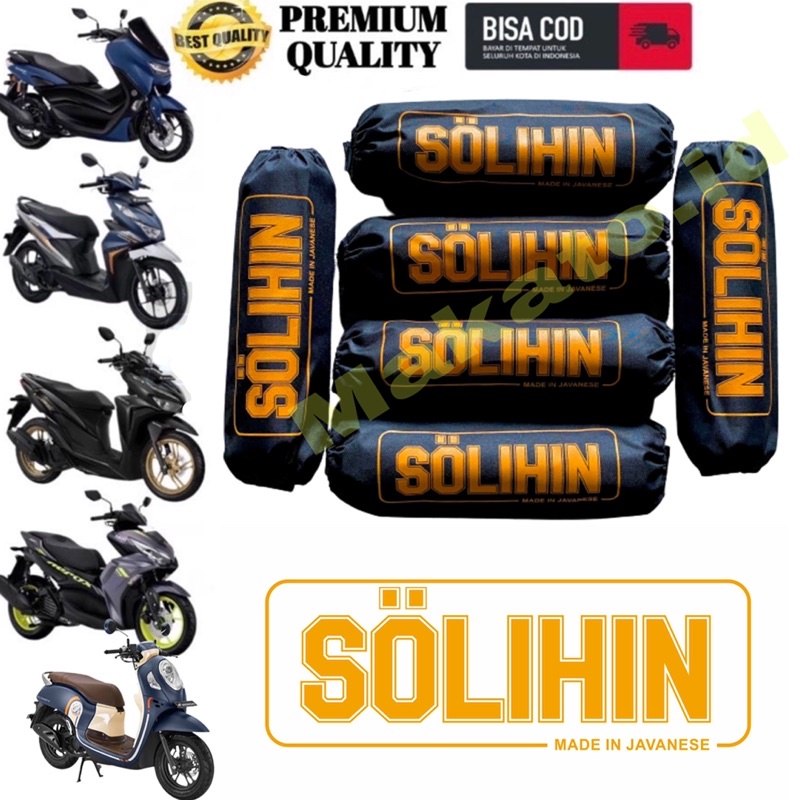 SARUNG COVER SHOCK BREAKER BELAKANG MOTOR SOLIHIN