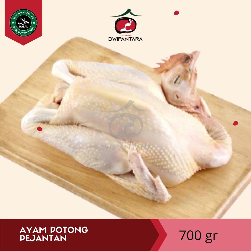 

Ayam Potong Pejantan / Daging Segar / Daging Lokal / @700-800 gr