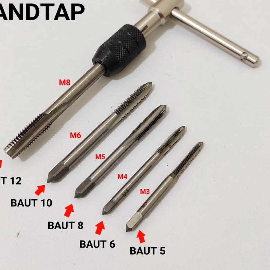 PalingLaku» HAND TAP SET + MATA BOR SENAI DRAT BAUT PEMBUAT DERAT ULIR BAUD HANDTAP HANDTAB HAND TAB