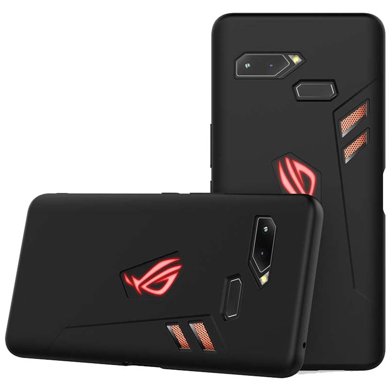 Solid TPU Case Asus ROG Phone - 1 Casing Black Soft Original Hitam Shock Cover