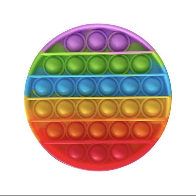 [Grosir] POP IT MURAH RAINBOW UNICORN/AMONG US fidget push Pop Its-Round/Bulat