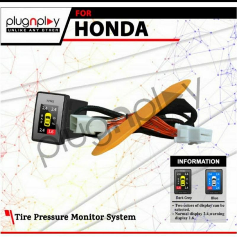 tire pressure monitor sistem TPMS/ alat indikator tekanan mobil universal