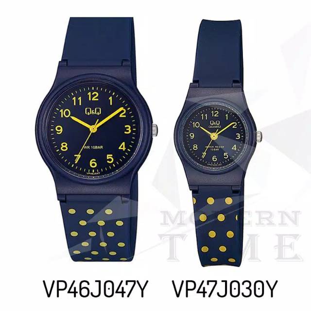 QQ Original Couple VP46J - 47J Jam Tangan - Karet