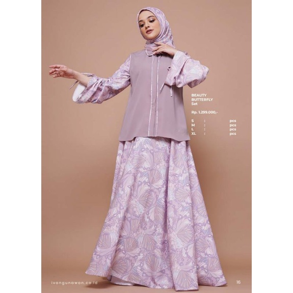 (BEST SELLER) Setelan Rok Terbaru Mandjha By Ivan Gunawan