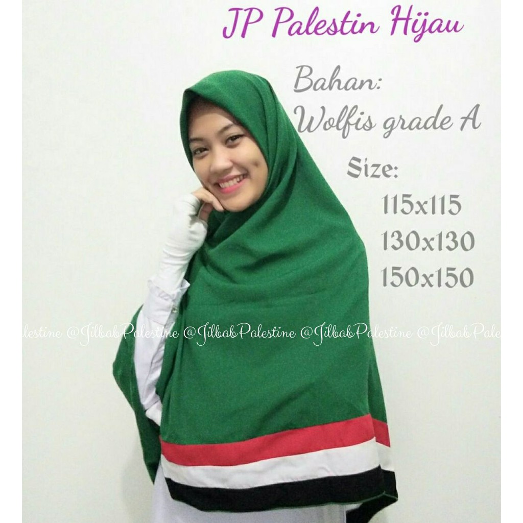 Jilbab Wolfis Ukuran 115x115