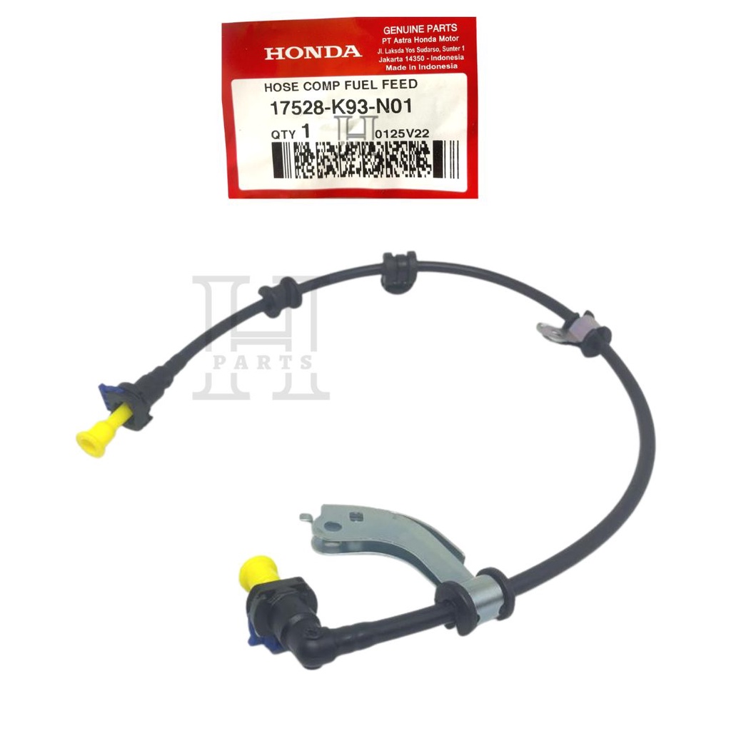 SELANG BENSIN HOSE COMP FUEL FEED SCOOPY FI ESP LED RING 12 17528-K93-N01 ORIGINAL AHM HGP HONDA