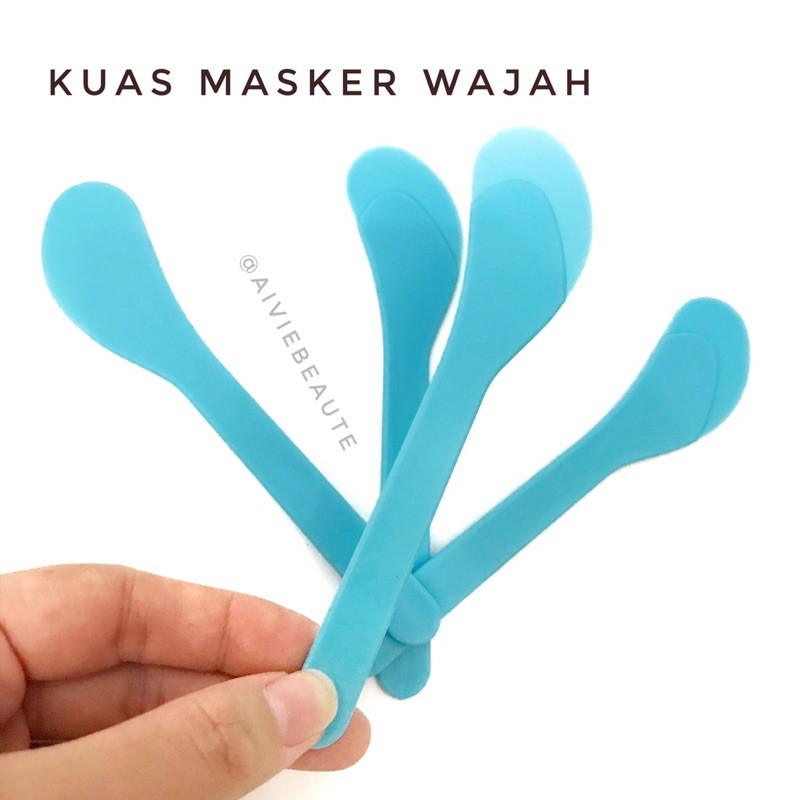 sendok kuas masker wajah plastik