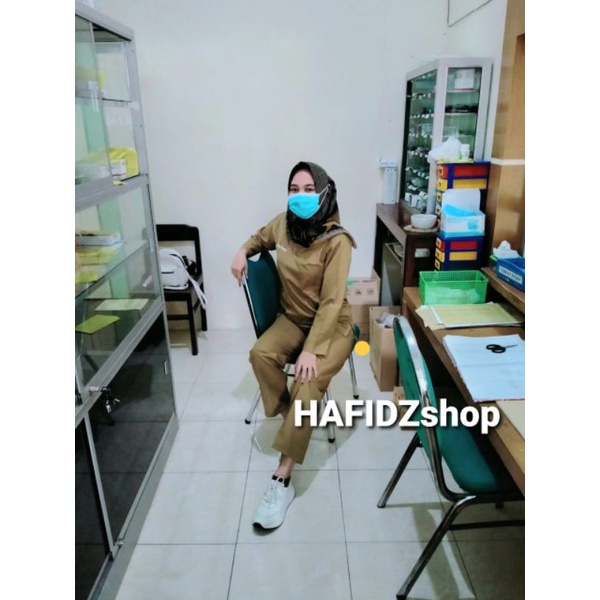 BAJU OK MEDIS,BAJU DOKTER,TGN PANJANG, AMERICAN DRILL