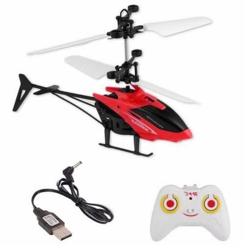 Remote Control Helikopter RC Sensor Tangan Helikopter Mainan Anak dengan Lampu warna