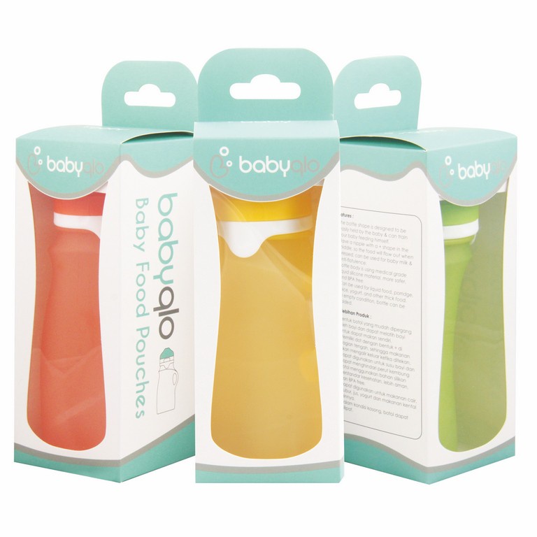 Babyqlo Food Pouches - Tempat Makanan Bayi (BQ-BT7002)
