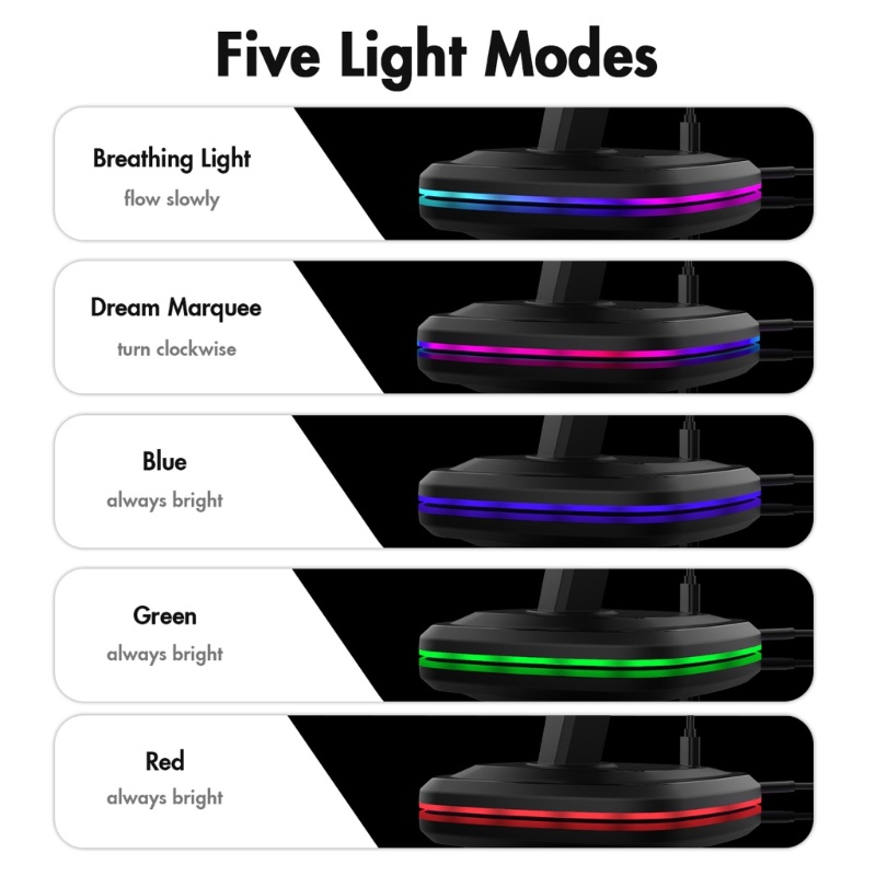 Zzz Bracket Frame Display Kacamata VR Headset Dengan Lampu Led Untuk Quest2 Pico3