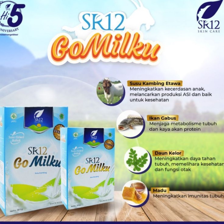 

GOMILKU SUSU SR12 SUSU KAMBING ETAWA RASA ORIGINAL / COKLAT 600GRAM