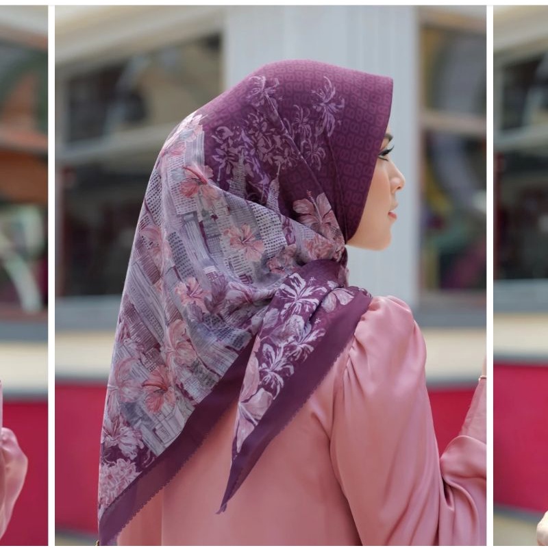 buttonscarves Malaya burgundy