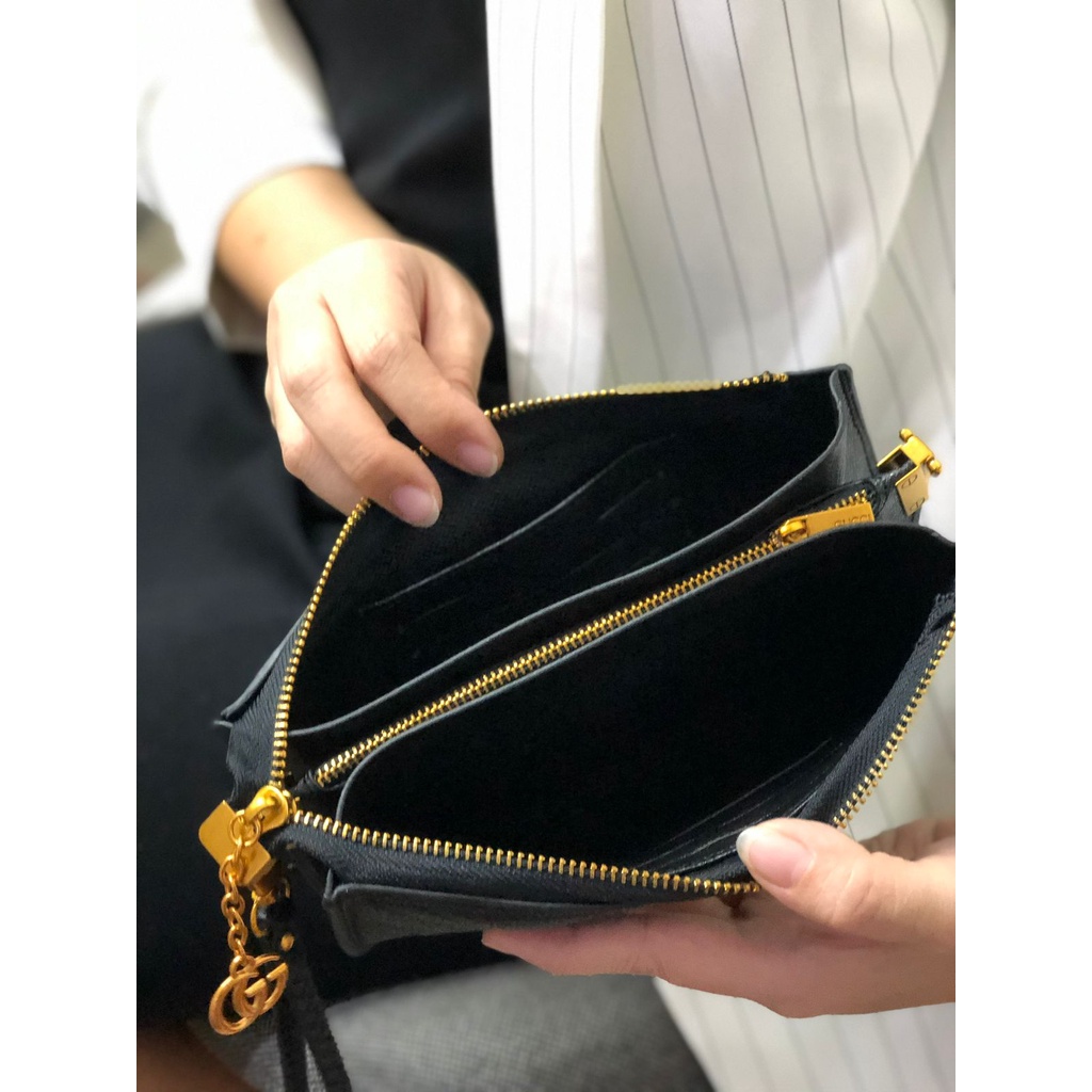 Clutch Selempang Gucci wanita uk 21cm branded import