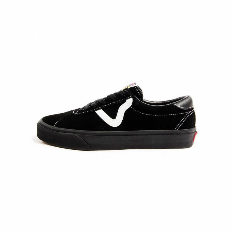 vans sport suede full black