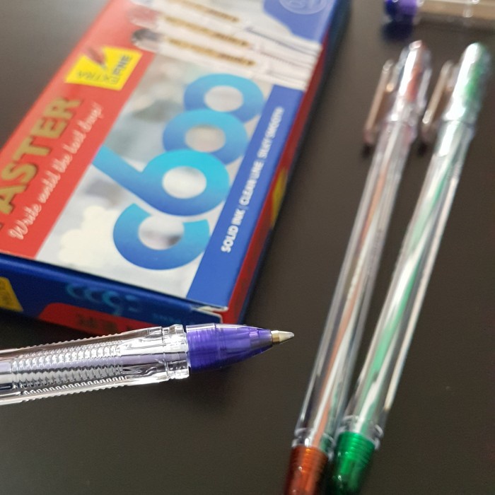 

Lucu Pulpen Faster C600 Hitam 0.7Mm (Per Lusin) Hitam Biru Merah Promo