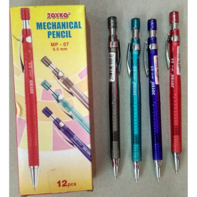 

Pencil mekanik joyko 0,5 mm harga perkotak satu kotak isi 12 biji