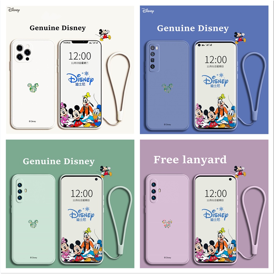 Disney Case SAMSUNG A11 A51 A71 A31 A21S A20 A30 A10 M10 A70 A10S A01 Disney Square Soft Silicone Full Cover samsung Case-1
