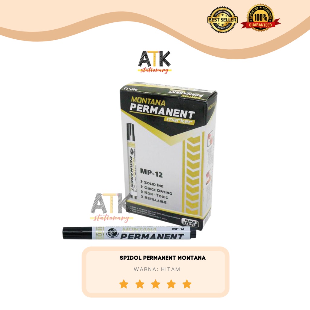 

Spidol Permanent Murah Montana MP-12 atk