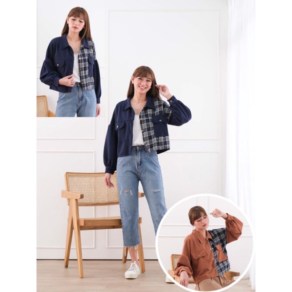 jacket flannel uniqlo fit to xl