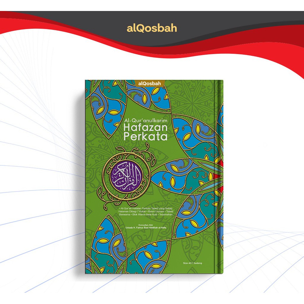 Alquran Hafazan Perkata Milenial A4 Hijau - AlQosbah