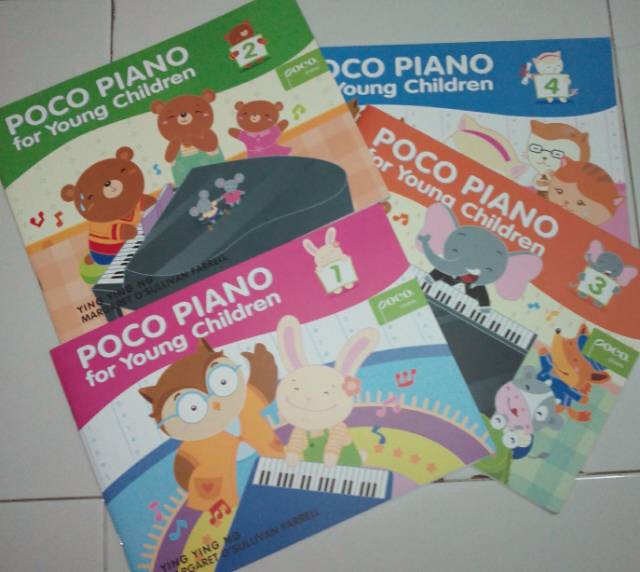 Buku Poco Piano 1 paket seri 1-4 by Ying Ying Ng